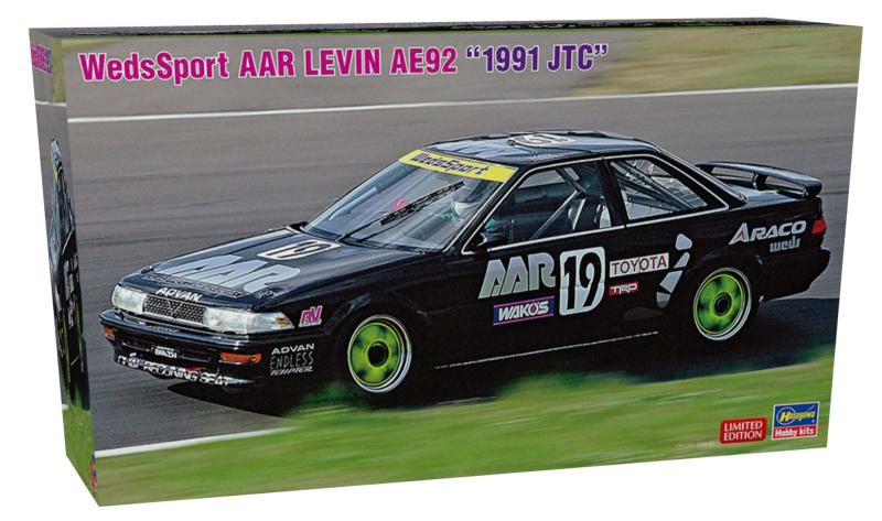 ハセガワ 1/24 ウェッズスポーツ AAR レビン AE92 1991 JTC プラモデル 20702(3.0)