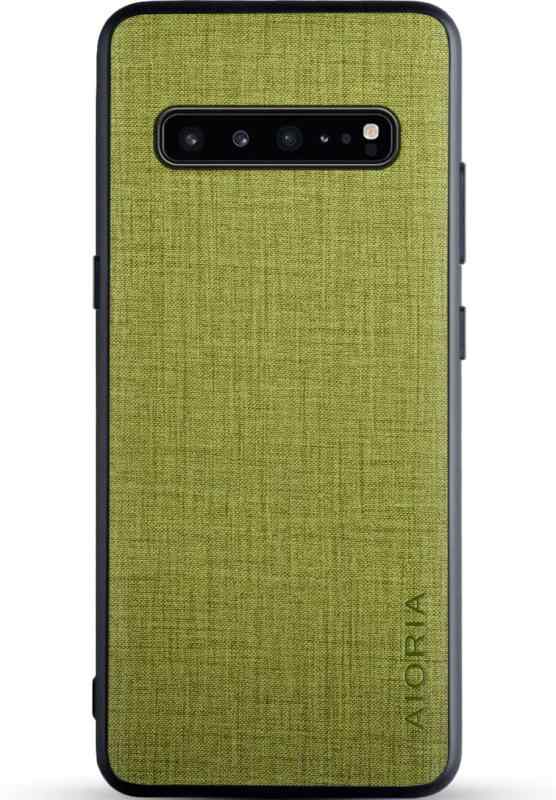 乐天商城 - Samsung Galaxy S10 5Gケース 生地パターンレザー高級完全に保護純色スマホケースSamsung Galaxy S10 5G