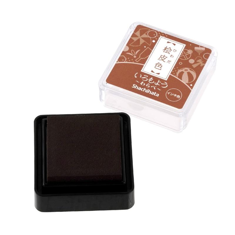 Rakuten - シャチハタ スタンプパッド いろもよう わらべ 桧皮色 （ひわだいろ） HAC-S1-LBR