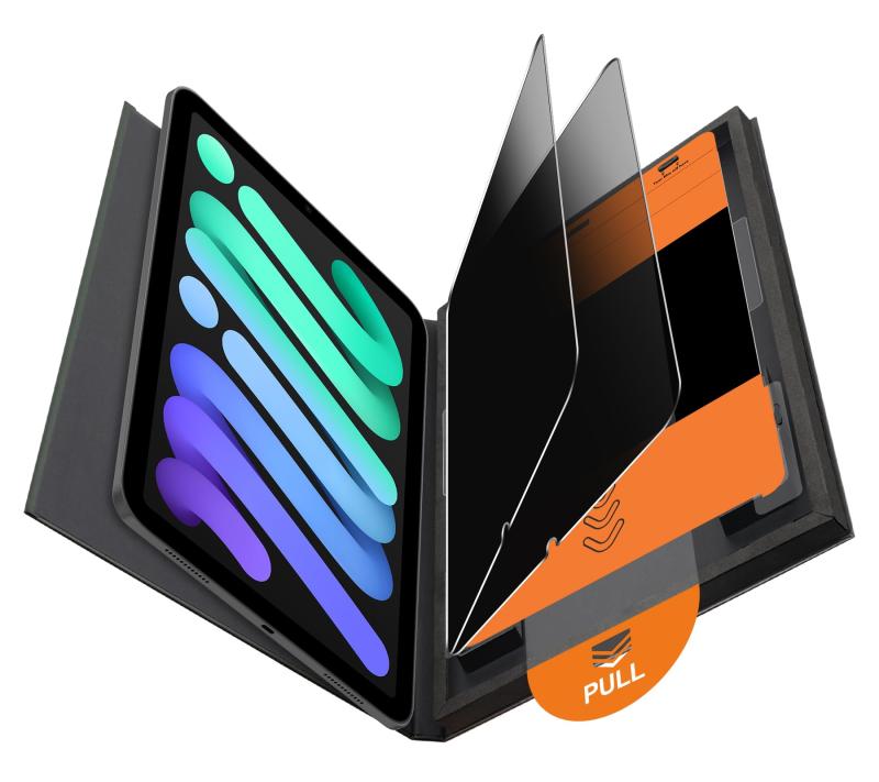 樂天商城 - OMOTON 【2枚セット】iPad mini 7/6世代 (8.3インチ 2024/2021) 覗き見防止 フィルム 横向き覗き見防止 9H硬度強化ガラス 自動除塵 気泡レス ガイド枠付き 貼り付け簡単