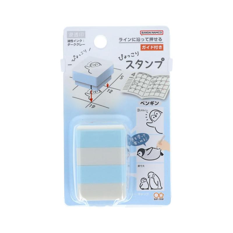 樂天商城 - サンスター文具(Sun-Star Stationery) スタンプ アニマル柄 ぴょっこりスタンプ ペンギン S3223299