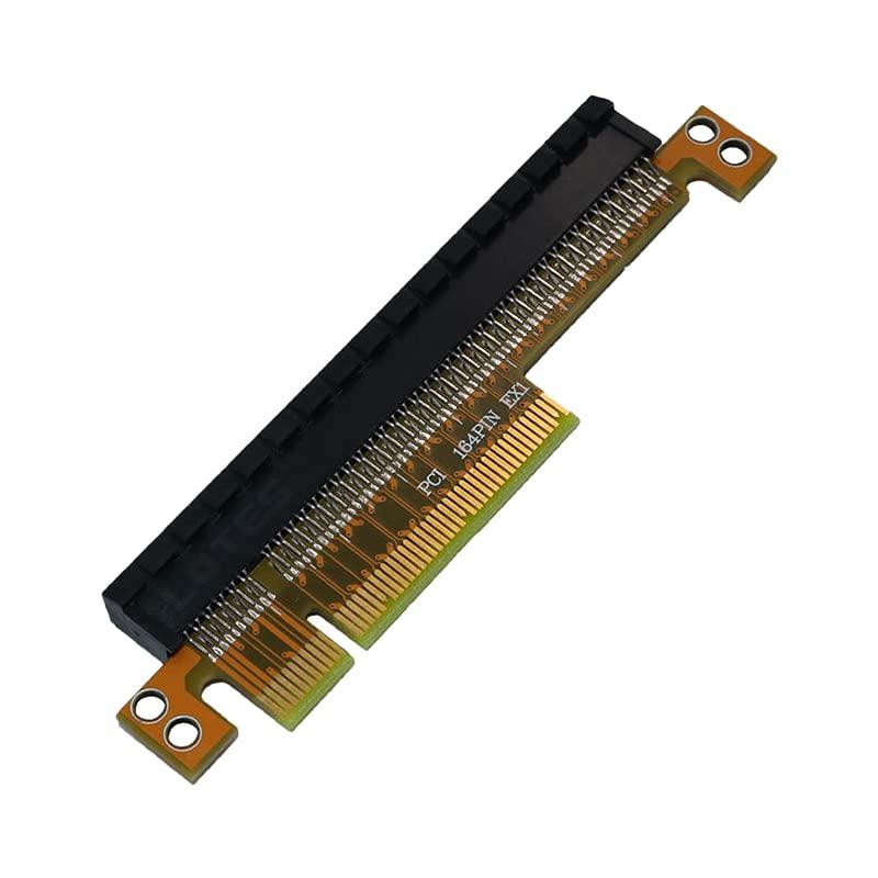 WLGQ PCI-E X8 - X16 180度アダプター PCIe ライザーカード PCI Express オス-メス ライザーカード