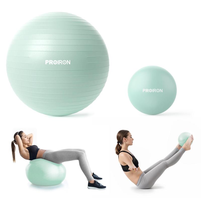 Rakuten - PROIRON バランスボール ばらんすぼーる 65cm ピラティスボール25cm 2点セット
