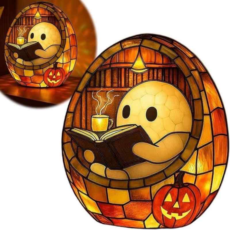 ハロウィン LEDランプ ゴースト USB ランプ ナイトライト バスルーム 不気味 装飾用 かわいい ハロウィーン装飾 デコレーション