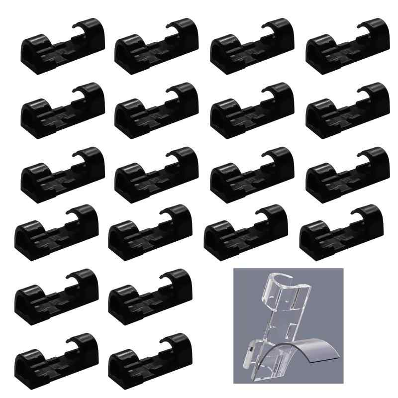 【VEVE&amp;MIKI】コード ケーブル フック 配線止め壁掛け粘着 壁傷つけない 簡単...