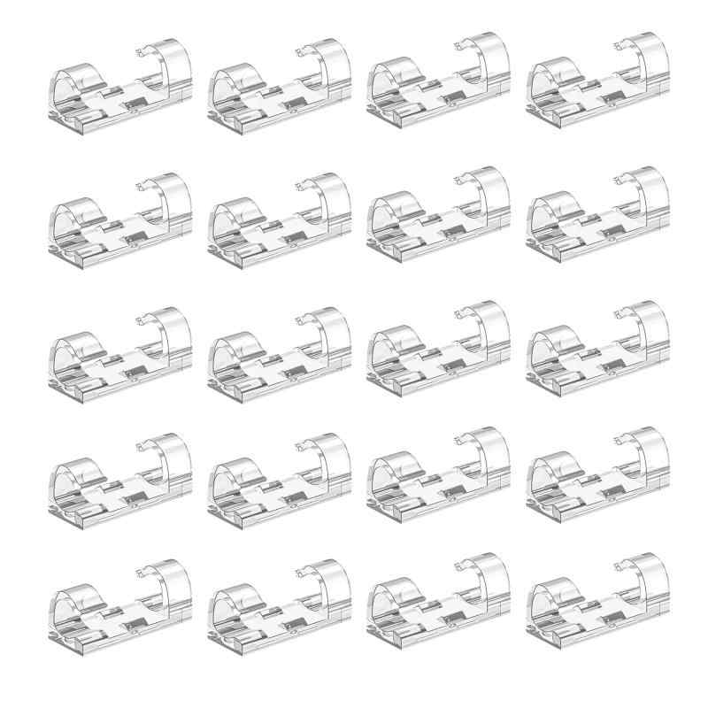 【VEVE&amp;MIKI】コード ケーブル フック 配線止め壁掛け粘着 壁傷つけない 簡単固定 跡が残らない 壁掛けフック コードクリップ ケーブルホルダー デスク 車 配線止めコード隠し 管理 ケーブ