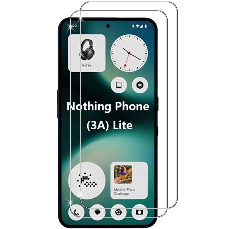 樂天商城 - Gosento For Nothing Phone (3a) Lite フィルム【2枚セット】2.5Dラウンドエッジ加工 指紋防止 気泡防止 防水 耐油 高透過率 強化ガラスフィルム 硬度9H