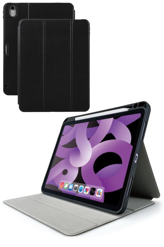 乐天商城 - エレコム iPad Air (M3/M2) Air 10.9 (第5世代 第4世代) ケース Apple Pencilスタンド付き 衝撃吸収 スリープモード ブラック TB-A20MSABKN