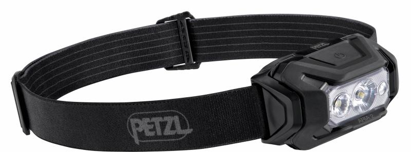 PETZL ARIA 2 RGB コンパクト 耐久性 防水 ヘッドランプ ホワイト レッド グリーン ブルー モード 450ルーメン