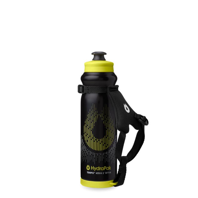 HydraPak Tempo Pro (400または525ml) - 手持ち式ランニングスクイーズボトル トレーニングやレースデーの水分補給用 取り外し可能なストラップ付き whitehalca-10191395 White market パッケージ画像
