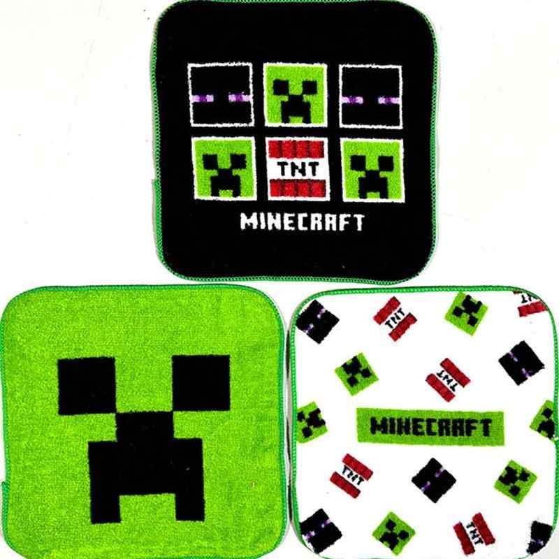 Rakuten - MINECRAFT ミニタオル 3枚セット マイクラ マインクラフト プチタオル ハンカチ キッズ