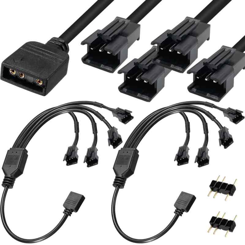 Xiatiaosann ARGB LEDスプリッタケーブル�