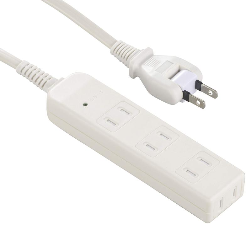 オーム電機 雷に強い安全タップ 4個口