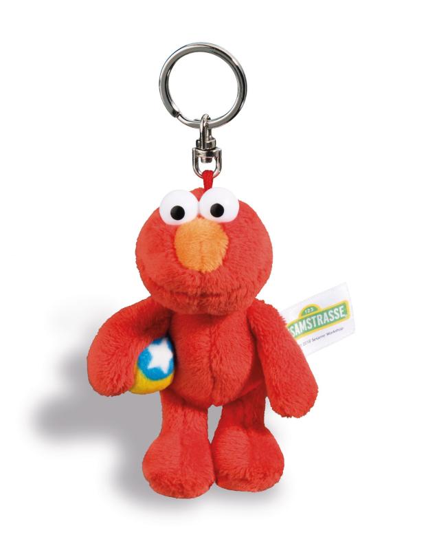 乐天商城 - ニキ SESAME STREET セサミストリート BB ビーンバッグ キーホルダー キーリング エルモ クッキーモンスター 10cm