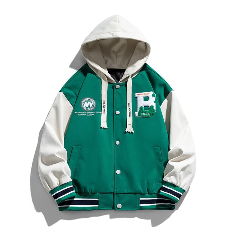 [BARYPORY] ジャケット メンズ レディース スタジャン アメカジ アウター フライトジャケット レディース カジュアル ワッペン 秋春冬 男女兼用 大きいサイズ ジャンパー