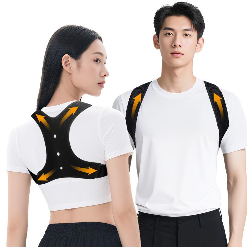 Rakuten - Ollug 姿勢矯正ベルト 猫背矯正 肩甲骨姿勢ベルト 背筋 サポーター 巻き肩 補正 背中の丸まり 調節可能 吸汗 通気性 目立たない 衣類下着用 男女兼用 快適 洗濯可能 姿勢改善（M）