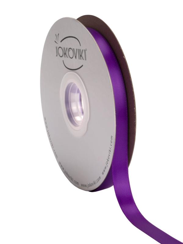 樂天商城 - 【JOKOVIKI】パープルサテンリボン 13mm幅 ダブルフェイス クオリティサテン - ギフトラッピング、ウェディング、招待状、クラフト、アパレル、ヘッドバンド用 - 45メートル/巻き