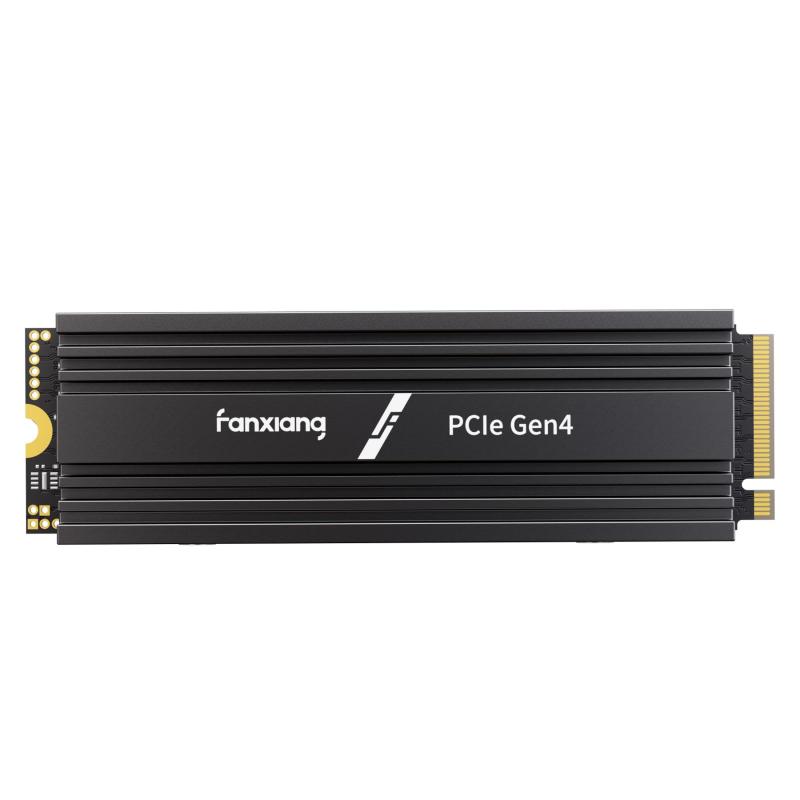 fanxiang S880R M.2 SSD 1TB TLC NAND【ヒートシンク付き】 最大7300MB/s NVMe 2280 PCIe Gen4.0x4 64Gb/s M.2 SSD NVMe 1.4 PS5動作確認済 内蔵SSD SLC キャッシュ 放熱性 ノートパソコン/デスクトップ/PS5対応 5年【fanxiang S880R NVMe 1.4快感へのニーズにお応じる】fanxiang S880R SSD 1TBはNVMe M.2 PCIe Gen4.0 64Gb/s高速インターフェースを搭載しており、PCle 3.0の2倍のデータ転送速度を実現し、それにSSD 1TBはNVMe 1.4に対応、最大読み取り速度は7300MB/s、最大書き込み速度は6100MB/sです。弊社のM.2 SSD NVME 1TBはダイナミックSLCキャッシュとHMBを活用し、パソコンやシステムを急速起動でき、SSD内のファイルや画像などもより速く読み取れだけではなく、ゲームの起動速度とロード速度も大幅に向上させ、カートンと遅延を減らすことができます。長い待ち時間が心配なく、時間を節約して効率が大幅に向上にさせ、ゲームの快感も楽しめましょう高速化、高性能と高コスパのバランスを重視するお方に一番のM.2 SSDです。【高性能のSSD・ヒートシンク付き放熱性抜群】fanxiang M.2 SSD 1TBはECC技術、S.M.A.R.T.機能、不良ブロック管理、RAIDとLDPC機能、TRIMなどの機能が付き、データの保護や完全性が確保されます。fanxiang S880R SSDは高熱伝導率のサーマルパットとアルミ合金ヒートシンクを採用し、SSDの動作温度を効果的に下げることができるだけでなく、SSD 1TBの長時間の安定した動作を確保します。また放熱効率を大幅に高め、過熱によるデバイスへの故障を防ぎ、ssdの高速パフォーマンスが延長します。同時に、ssd nvme 1TBは騒音なし、騒音による不快感やストレスを防ぎ、学習や仕事の効率を高めることができます。それに、ssd 1TBは低消費電力で、デバイスの電池の寿命を延ばすことができます。【幅広い互換性・PS5動作確認済】SSD 1TB M.2 PCIe 4.0は、ラップトップ、デスクトップコンピューター、オールインワンコンピュータで使用でき、Windows/Linux/Unix/Mac OSおよびその他のオペレーティングシステムと互換性があります。大事なのはこのSSDはPS5と互換性があり、PS5の拡張ストレージ、ゲーム体験を向上に最優先となります ご注意：(1) 初めてSSDを使用する場合に、さまざまなオペレーティングシステムで使用できるために、新しいパーティションを作成し、ディスク管理ツールでssdをフォーマットする必要があります。(2)PCle 3.0とも交換性がありますが、m.2 ssd 1tbの本気の読み書き速度を発揮するには、デバイスのインタフェースがPCIe 4.0をサポートすることを確認してください【3D NAND TLC採用SSD・安定性抜群】fanxiang S880Rは高級な3D NAND SLC フラッシュメモリチップを採用しており、QLCチップを採用するSSDと比べて、fanxiang S880R ssd 1TBは消去および書き込み寿命がもっと長く、書き込み速度が速いです。そして耐久性も抜群で、パフォーマンスももっと安定しています。コンピュータのアップグレード、ハイエンドのゲーマー、テクノロジー愛好家、ビデオクリップ、IT専門家、写真家、デザイナーなどに最適です。M.2 2280 SSDで耐震耐圧性も優れてから、コンパクトで外出時に持ち運びも便利です【5年間安心と長期技術サポート】fanxiangS880R SSDは最大700TBW（総書き込みバイト数）と200万時間のMTBFが備えています。また、80時間の厳格なテストと5回の厳格な検査を経て、長期使用のための安定性と信頼性を確保しています。それにご購入より5年し、商品についてご質問がございましたら、「アカウントサービス」-「注文履歴」-【販売店舗】-【質問する】のほうでお気軽に弊社までご連絡ください。お客様のために解決案を提供することができます。ご注意：SSDのTBWと期間の中で、どちらが先に到達すると期間は終了となります