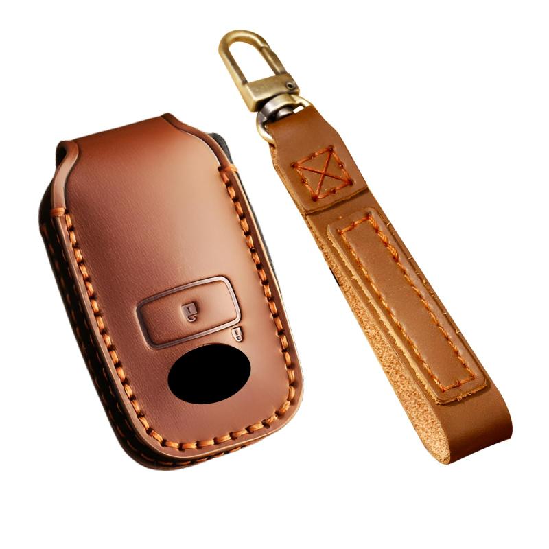 ダイハツ専用 スマート キーケース キーホルダー レザー素材 キーカバー オシャレ トヨタ向け ロッキー タフト トール アトレー ライズ ルーミー ハイゼット ジャンボ 2020などに適応 車用