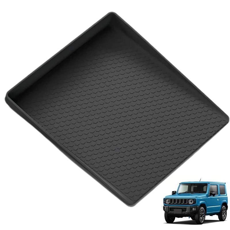 Eiksouvi スズキ ジムニー ノマド ジムニー トレイ JC74W 5 ドア AT 車専用 センターコンソールトレイ ジムニー ノマド パーツ 収納マット JIMNY NOMADE 5ドア 収納ボックス 滑り止め防汚水洗い可能