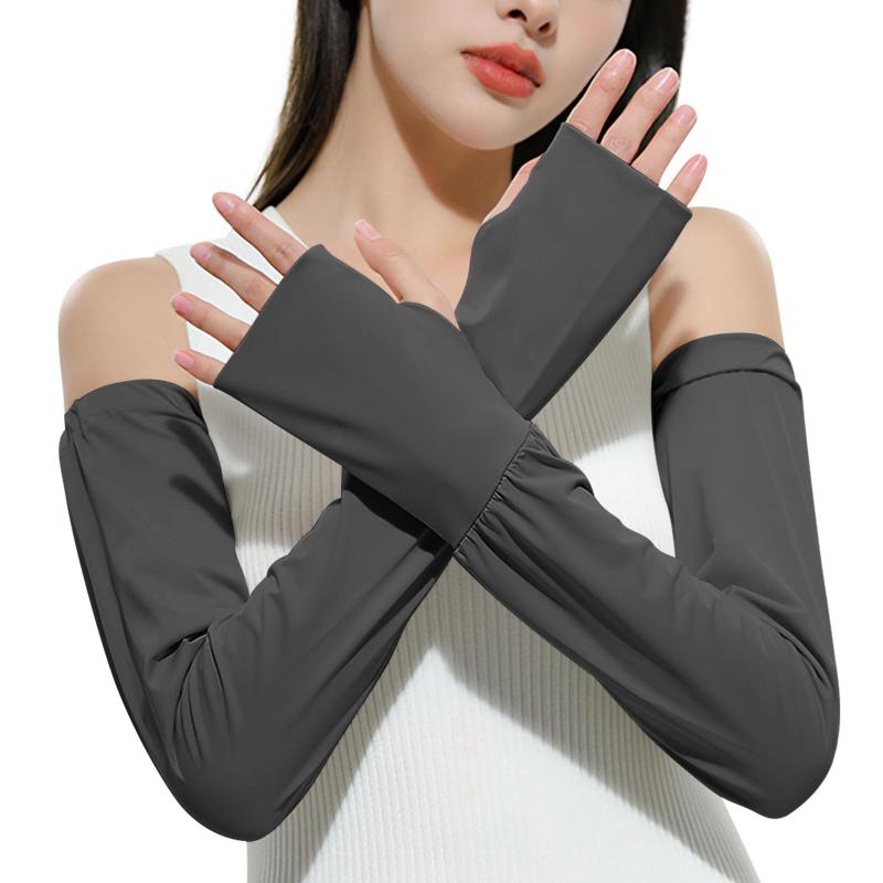 Rakuten - [EAXGO] 【着けた瞬間UVケア】アームカバー レディース 冷感 【美容皮膚科医監修・UPF50+認証取得・サイズ調整可能】アームスリーブ 腕カバー UVカット 日焼け対策 紫外線対策 通気性 吸汗速乾