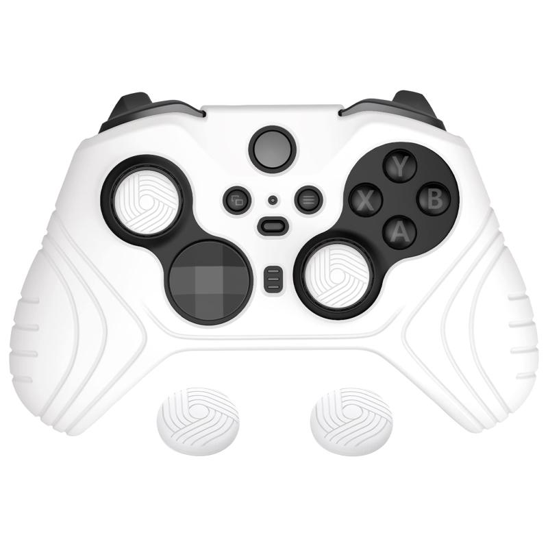 PlayVital Xbox Elite Wireless Controller Series 2 Coreに対応用保護カバー、ソフトラバースキンやサムスティックキャップカバー付き
