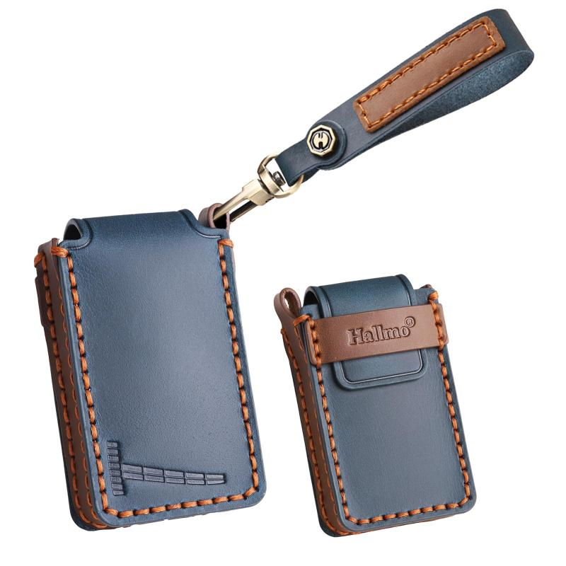 [SANRILY] ボルボ専用 スマートキーケース キーホルダー キー保護 VOLVO EX30 EX90 ボルボグループ 3 4 ボルボグループ3 ボルボグループ4等に適用 高級 手作り レザー ハンドメイド 落ちにく オシャ