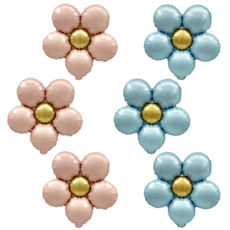 樂天商城 - 6 pcs flower バルーン 風船 Balloon 誕生日、結婚式、記念日などのパーティー装飾 (白色)