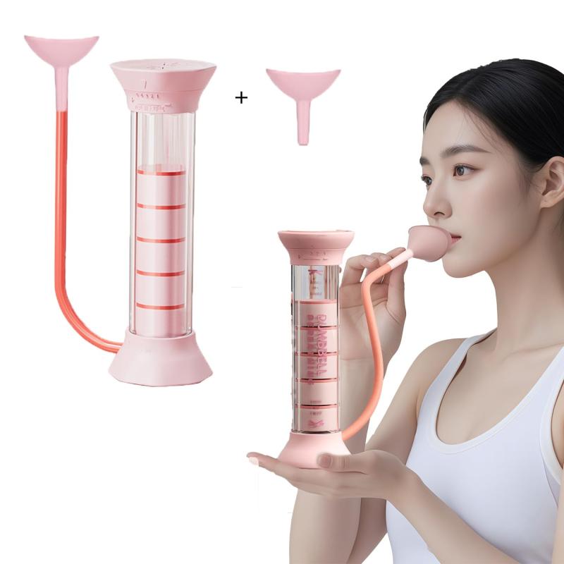 Rakuten - 【マウスピースが2つ付属】呼吸ダンベル 腹式呼吸 トレーニング 器具 呼吸訓練 簡単 呼吸筋トレーニング 肺活量を鍛える器具 腹筋トレーナー 肺活量 強化 グッズ 負荷レベル調節可 ボイス