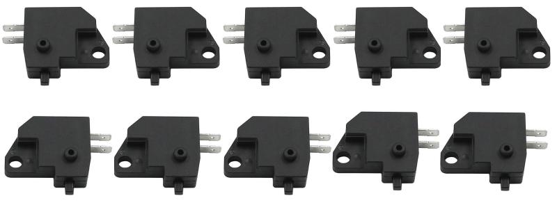 オートバイ ストップ ライト ブレーキスイッチ ユニバーサル バイク用ブレーキマスターシリンダー左&右 フロント 左右方向選べる アクセサリーほとんどのモデルに適用 油圧 汎用 10個入