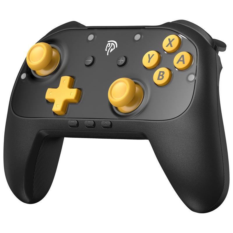 Switch 2 コントローラー、Switch2のスリープを解除できる連射機能付、EasySMX S10 Lite Switch2 ゲームパッド 無線 、ラー 磁気式交換可能、9軸モーションコントロール、Hall ジョイスティック付きゲ
