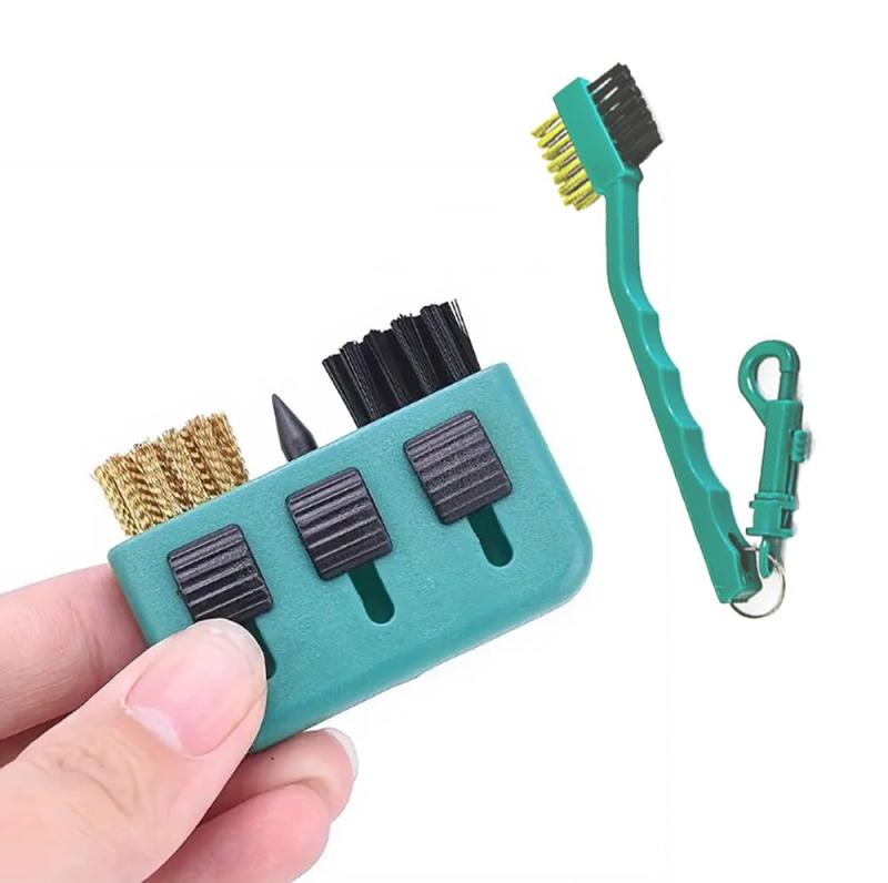 ゴルフ ブラシ ゴルフクリーニングブラシ ゴルフアイアンブラシ ゴルフ用清潔具 3in1 便利 両面携帯式ブラシ 軽量 多用途 ゴルフクラブ清潔用ブラシ ポータブル 格納式 ダストグルーブ クリ