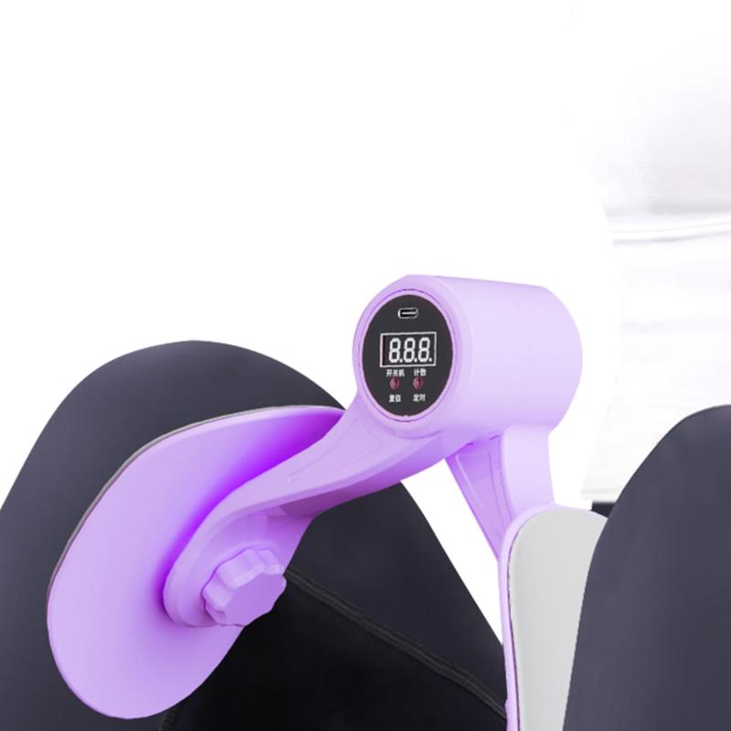 内転筋トレーニング器具 骨盤ていきん 筋トレグッズ 太もも 痩せ ストレッチ ダイエット器具 取外可能 360°回転可 カウント機能付き ヒップアップ 美尻用