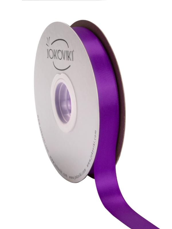 樂天商城 - 【JOKOVIKI】パープルサテンリボン 19mm幅 ダブルフェイス クオリティサテン - ギフトラッピング、ウェディング、招待状、クラフト、アパレル、ヘッドバンド用 - 45メートル/巻き