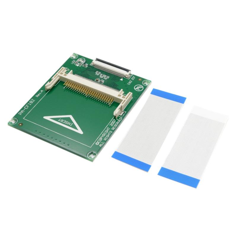 CY 1.8 コンパクトフラッシュCFメモリーカード CE 東芝 Ipod ZIF SSD HDDアダプター 2ケーブル付き
