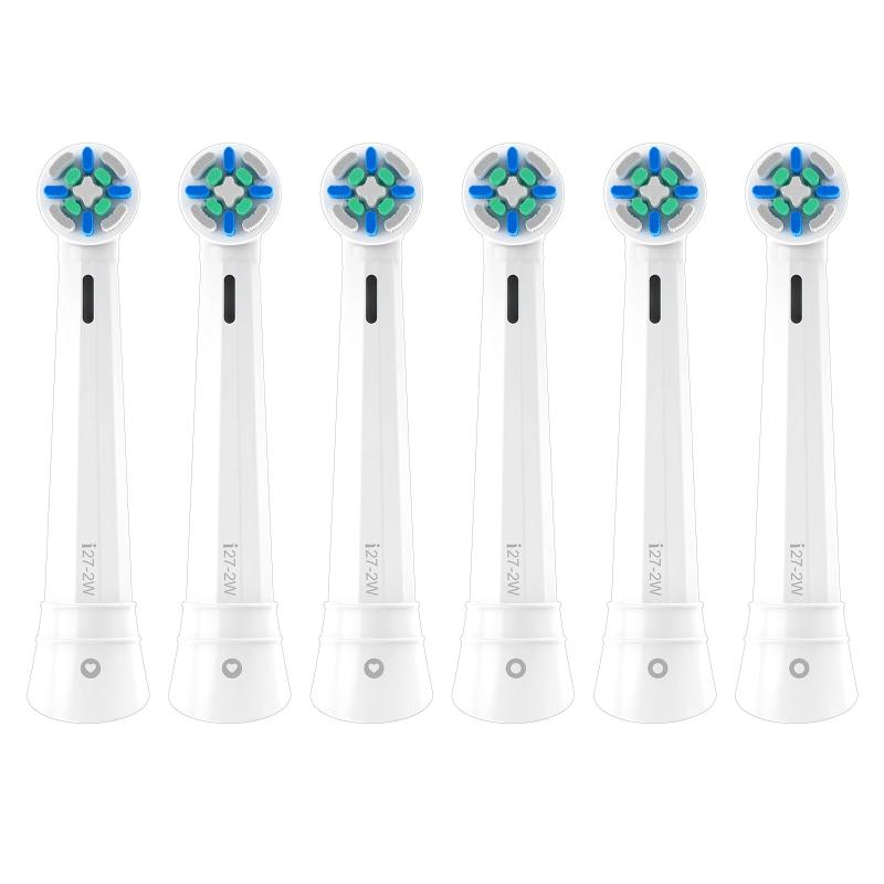 Rakuten - 替えブラシ 対応 オーラルB iO, IO替えブラシ対応 BRAUNブラウンOral B iO - 1年分 (6本) ホワイト