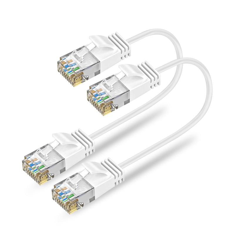Rakuten - Ankuly Cat6A LANケーブル 短いランケーブル 0.3m 2本セット RJ45コネクタ 10Gbps サーバー 企業様向け 有線ケーブル 業務でも家庭でも