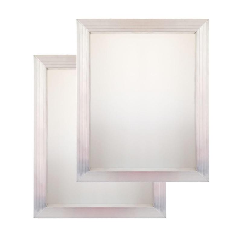 YLZ シルクスクリーン印刷版,30×40 cm アルミフレーム, 120白メッシュ (2個)