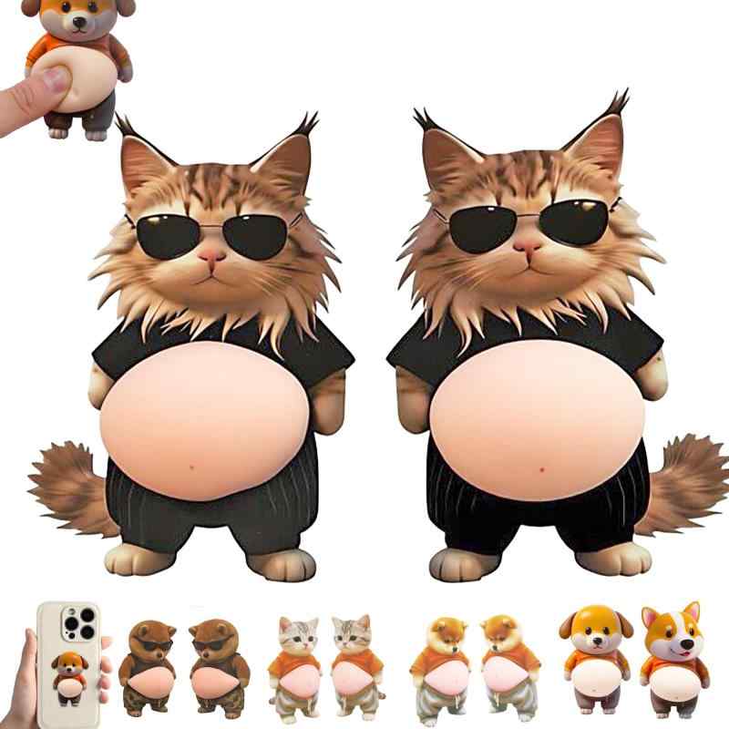 犬 シール 3D【2025新型】柔らかいお腹 ぷにぷにシール かわいい 3D もっちりスクイーズ ステッカー シー ル帳 デコレーション 携帯電話飾り用 手帳用 日記帳用 车用 手芸用品 (E) whitehalca-10243495 White market パッケージ画像