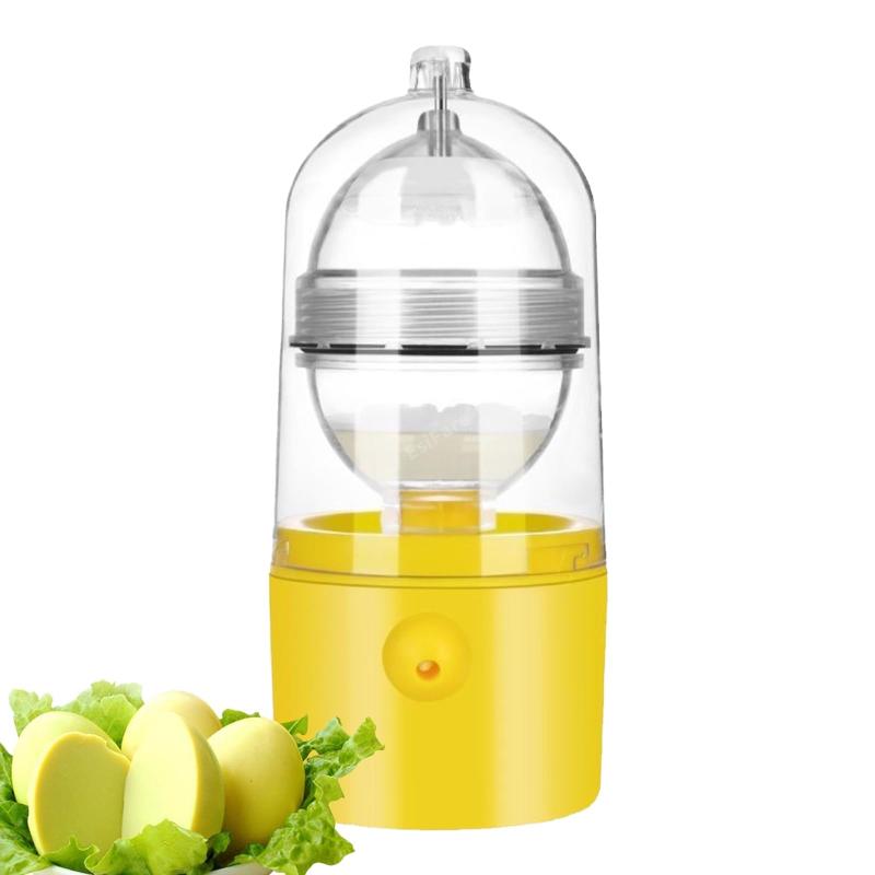 EsiFare エッグスクランブラー ゴールデンエッグメーカー 卵 混ぜる 工具 ゴールデンエッグスピナー 手動 卵白と卵黄スピンミキサーエッグスクランブラー 操作簡単 固ゆで金の卵を作る 卵混