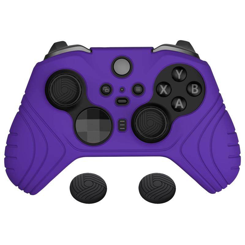 PlayVital Xbox Elite Wireless Controller Series 2 Coreに対応用保護カバー、ソフトラバースキンやサムスティックキャップカバー付き
