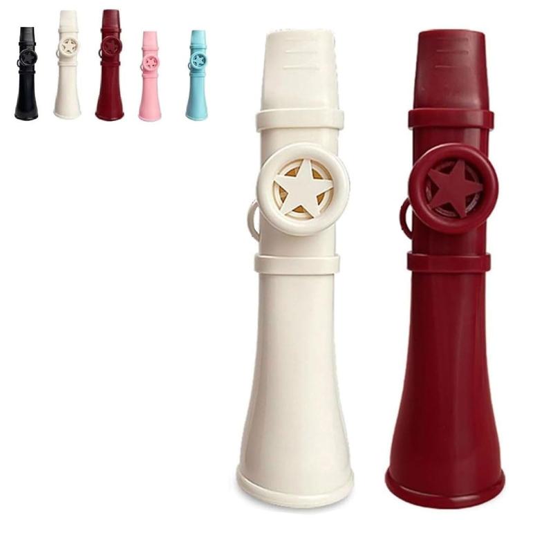 【2025最新改良モデル】カズー 軽量 良い音 Kazoo 初心者 簡単に演奏できる、大人と子供用 日本語説明書付 ストラップ付 持ち運びが簡単 メンブレン不要で洗える、ギター、ピアノ、ウクレレ