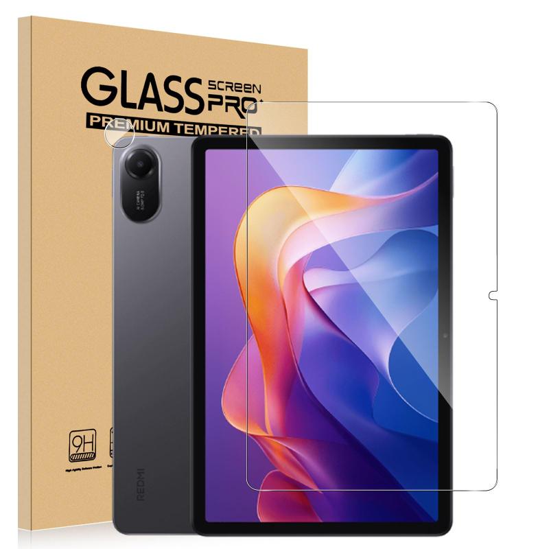 Liquid Crystal Protector - 【2枚入り】For Redmi Pad 2 フィルム（1枚）+カメラ保護（1枚） 強化ガラス 指紋防止 9H硬度 Redmi Pad 2 ガラスフィルム 11インチ salywin 衝撃吸収 透明感良し 撥水撥油 気泡ゼロ 飛散防止 画面保護+