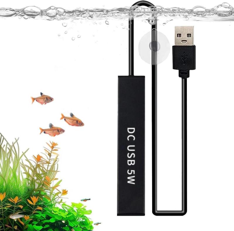 水槽用ヒーター 小型水槽 ヒーター usb型 熱帯魚ヒーター小型 水槽 亀 小型水槽 水槽 ヒーター ...
