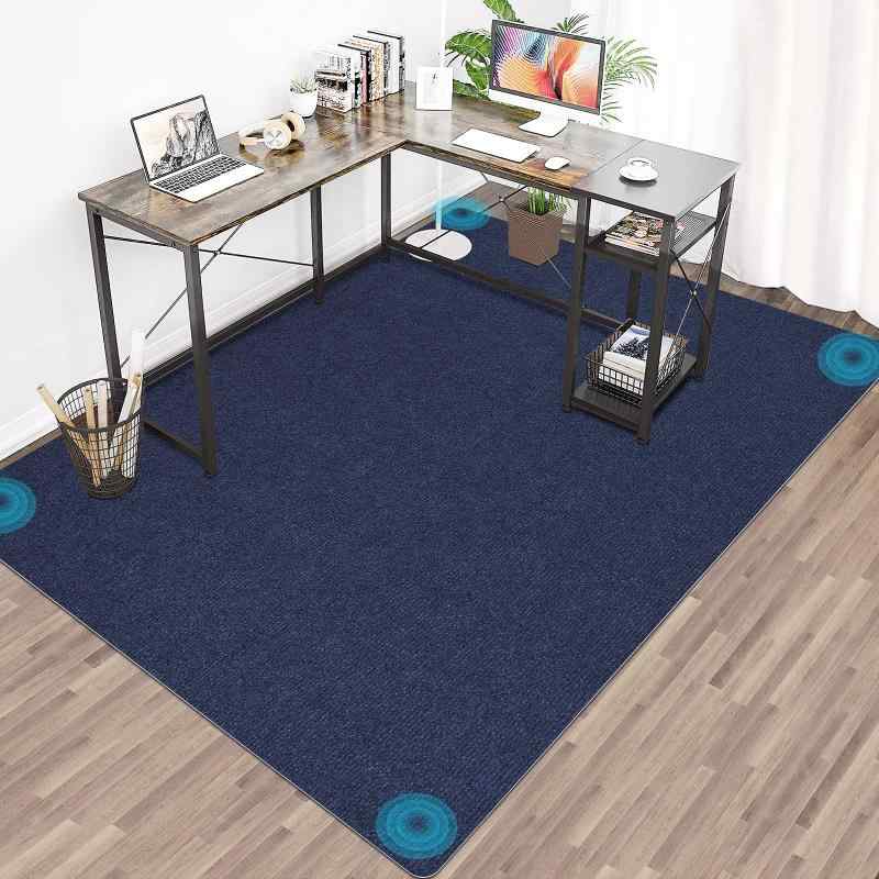 チェアマット デスク 下 マット【大判サイズ130 ×160cm 】Hriiiyaダイニングマット...