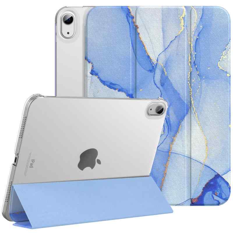 Cases - iPad 第11/10世代 ケース 2025/2022 11インチ Dadanism A16 10.9インチ 2025年新モデル アイパッド用 オートスリープ 三つ折り スタンド PU+PC 耐久 Apple Pencil対応 カバー Marble Bl