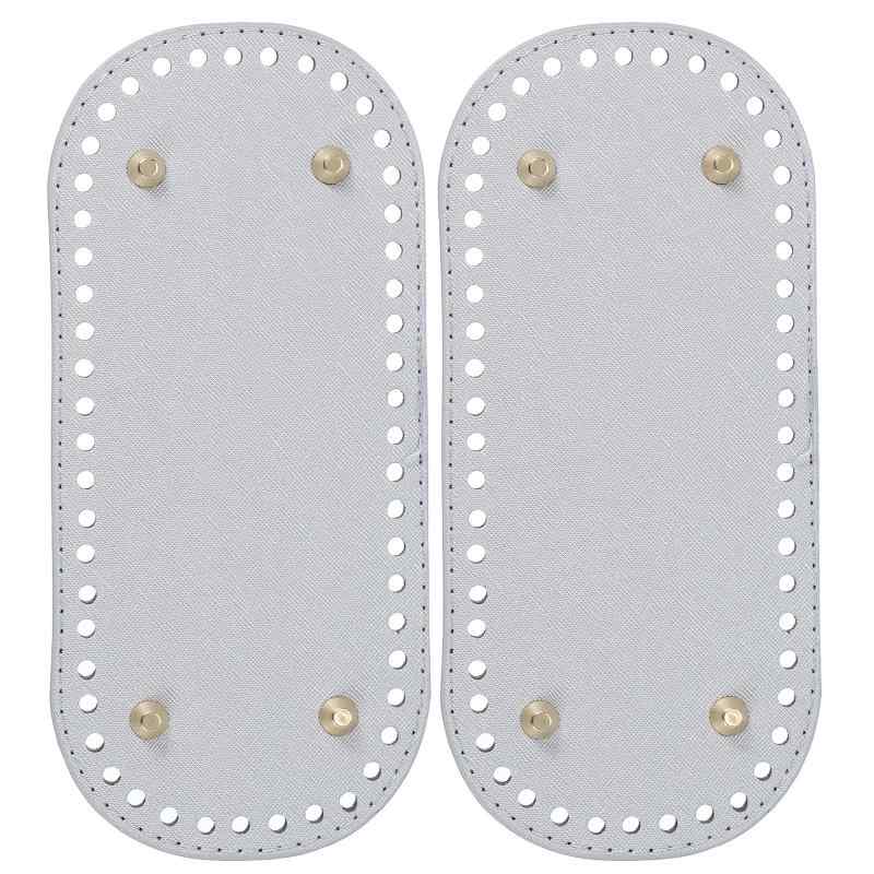 乐天商城 - PATIKIL バッグ底板 バッグボトム PUレザー底 楕円底 底釘付 編みバッグ ハンドメイド DIY レザークラフト 財布 手芸用トート 素材