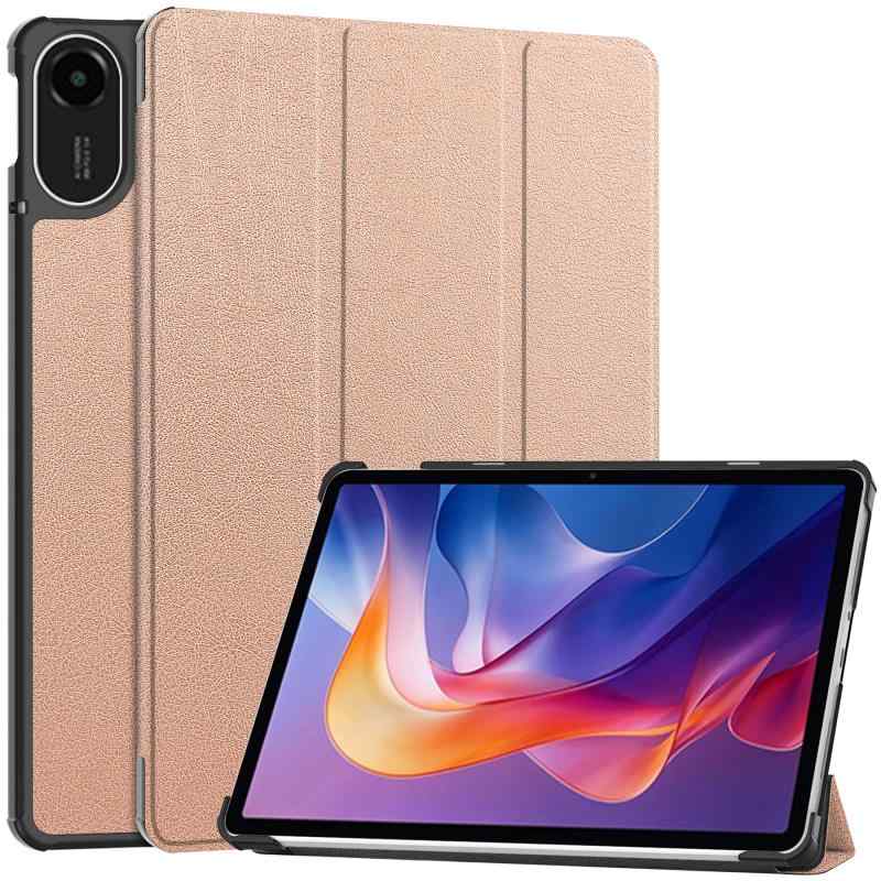 Rakuten - Gosento For Xiaomi Redmi Pad2 ケース スタンド機能付き 開閉式三つ折薄型スタンドケース PUレザー Redmi Pad 2 11インチ（2025） カバー (ローズゴールド）