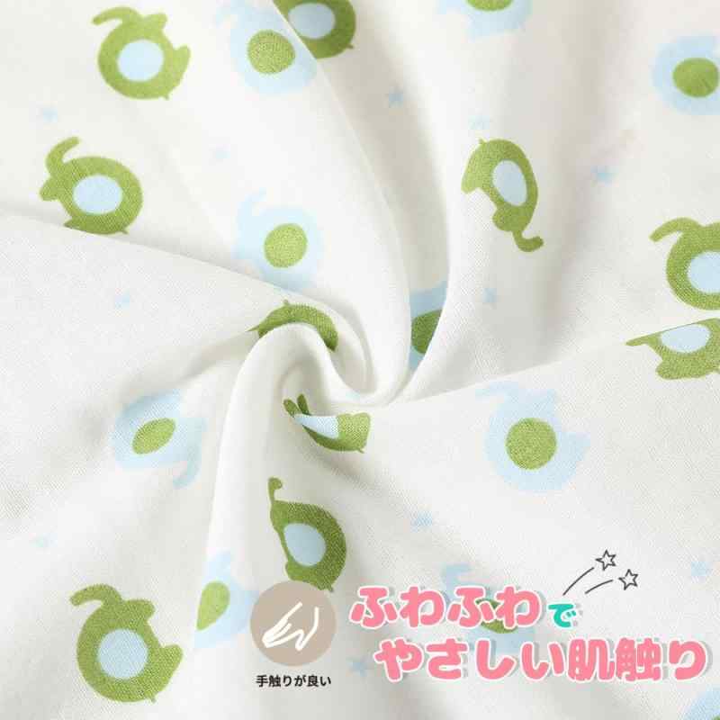 スリーマッシュルーム 沐浴ガーゼ 赤ちゃん ガーゼ ハンカチ ベビー 沐浴布 - ガー...