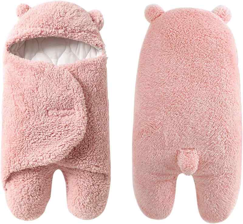 Maternity Foods - [MOONMN] ベビーおくるみ 赤ちゃんおくるみ 新生児おくるみ ベビー服 ベビー寝袋 出掛け 見た目は可愛い 冬 新生児着ぐるみ 抱っこ布団 足付き 出産祝い 防寒 暖かい 柔らかい 綿 コットン フ